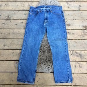 Levi's 505 straight leg high rise jeans - 36 x 30